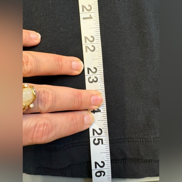 Wet Seal black short sleeve vneck top teens women's size Medium - Picture 3 of 7